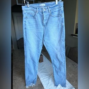 Women’s Loft High Waist Skinny Jeans size 10
